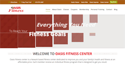 Desktop Screenshot of oasisfitnesscenter.com