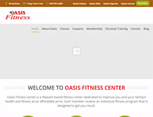 Tablet Screenshot of oasisfitnesscenter.com